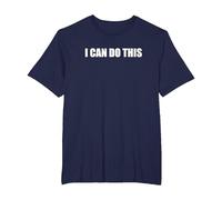 I Can Do This T-Shirt, Men's Big and Tall, Navy, 6X Tall