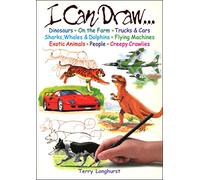 I Can Draw... Dinosaurs. On The Farm. Trucks & Cars. Sharks, Whales & Dolphins. Flying Machines. Exotic Animals. People. Creepy Crawlies