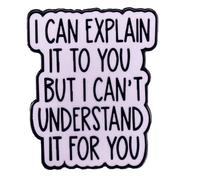 I can explan it to you but I can't understand it for you Enamel Lapel Pin brooch badge Jewelry accessories