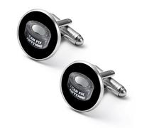 I Can Fix Anything with Duct Tape Round Cufflinks for Men Classic Cuff Links Jewellery for Wedding Business Party