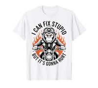I Can Fix Stupid But It's Gonna Hurt Funny Mechanic Men Pun T-Shirt