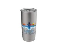 I Can Fly What's Your Superpower? Swim Like Butterfly Stainless Steel Insulated Tumbler