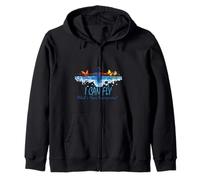 I Can Fly What's Your Superpower? Swim Like Butterfly Zip Hoodie