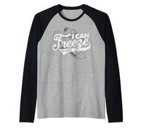 I Can Freeze Time Photography Quote Raglan Baseball Tee