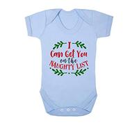 I can get You on The Naughty List [BCX] Baby Grow Vest, 6-12 Months, Pastel Blue