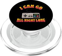 I Can Go All Night Long Retro Gamer Classic Controller PopSockets PopGrip for MagSafe