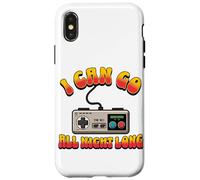 I Can Go All Night Long Retro Video Game Controller Case for iPhone X/XS