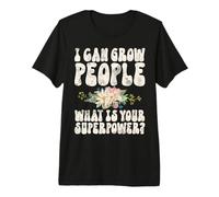 I Can Grow People What’s Your Superpower Baby Shower Premium T-Shirt