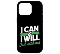 I Can & I Will Beat Lymphoma Cancer Warrior Just Watch-Me Case for iPhone 16 Pro