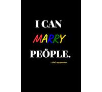 I CAN MARRY PEOPLE: A Funny Wedding Officiant Notebook | Lined Journal for Ceremony Notes, Vows & Speeches | Thoughtful Officiant Gift for Keepsake & ... x 8", 110 Pages (Kae & Co Wedding Series)