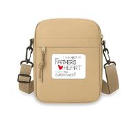 I Can Melt My Father's Heart Best Papa Love Crossbody Bag Cell Phone Purses Handbag Shoulder Mini Bag