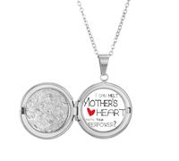 I Can Melt My Mother's Heart Best Mom Love Locket Necklace Hold Picture Jewelry Birthday Gift