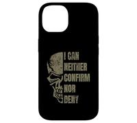 I Can Neither Confirm Nor Deny Glomar Response Skull Design Case for iPhone 14