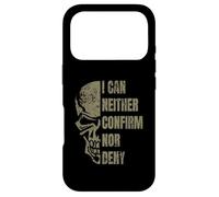 I Can Neither Confirm Nor Deny Glomar Response Skull Design Case for iPhone 17 Pro