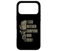 I Can Neither Confirm Nor Deny Glomar Response Skull Design Case for iPhone 17 Pro Max