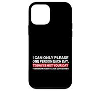 I Can Only Please One Person Per Day Sarcastic Quote Case for iPhone 12 mini