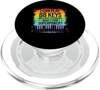 I Can Play 88 Keys Piano Jazz Music Keyboard Player Composer PopSockets PopGrip for MagSafe