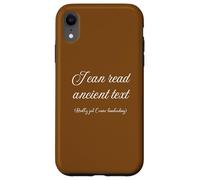 I Can Read Ancient Text Really Just Cursive Handwriting Fun Case for iPhone XR