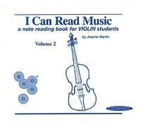 I Can Read Music. Vol 2: A Note Reading Book for Violin Students by Martin. Joanne ( 1999 ) Spiral-bound