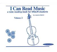 I Can Read Music, Volume 2: A Note Reading Book for Violin Students