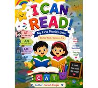 I CAN READ: MY FIRST PHONICS BOOK - AT, AN, AM, AP,AD WORDS