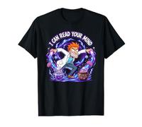 I Can Read Your Mind Psychic Scientist Cartoon Character Value Graphic T-Shirt