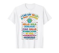I Can Say Hello Many Languages World Culture T-Shirt