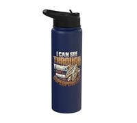 I Can See Through Things What’s Your Superpower X-Ray Tech Stainless Steel Insulated Water Bottle