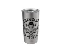 I can Slap 8 People Octopus Tentacles Slap Humor Stainless Steel Insulated Tumbler