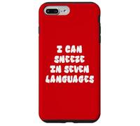 I Can Sneeze In Seven Languages - Fun Polyglot Case for iPhone 7 Plus/8 Plus