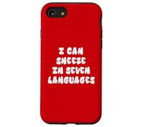 I Can Sneeze In Seven Languages - Fun Polyglot Case for iPhone SE (2020) / 7/8