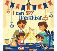 I can SPY Hanukkah: Awsome Chanukkah Activity and Coloring Book: A Great Jewish Hanukkah Guessing Game Gift for Toddlers and Kids 2-5 | Included Alphabet Writing Practice | Full Color Pages