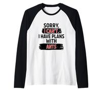 I Can’t Ants Joke Funny Sarcastic Humor Insect Lover Raglan Baseball Tee