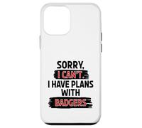 I Can’t Badgers Joke Funny Sarcastic Humor Insect Lover Case for iPhone 12 mini