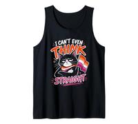 I can t Even Think Straight LGBT Pride Lesbian Tank Top