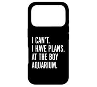 I Can’t I Have Plans At The Boy Aquarium Funny Hockey Humor Case for iPhone 17 Pro