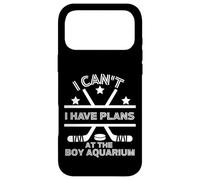 I Can’t I Have Plans at The Boy Aquarium Funny Hockey Saying Case for iPhone 17 Pro Max