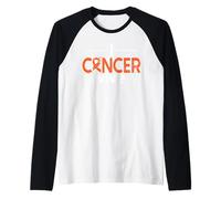 I Cancervive Orange Ribbon Leukemia Blood Cancer Awareness Raglan Baseball Tee