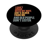 I Can't Argue With My Wife PopSockets Adhesive PopGrip