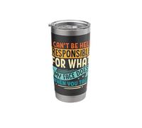 I Can't Be Held Responsible for What My Face Does Sarcastic Stainless Steel Insulated Tumbler