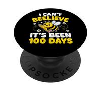 I Can't Believe Its Been 100 Days Funny Bee 100th Day School PopSockets Adhesive PopGrip