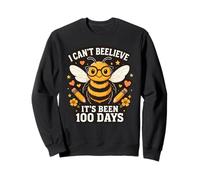 I Can't Believe Its Been 100 Days Funny Bee 100th Day School Sweatshirt
