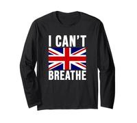 I Can't Breathe Union Jack Long Sleeve T-Shirt