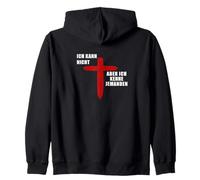 I Can't But I Know A Guy Cross Jesus Christian Zip Hoodie
