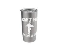 I Can't But I Know A Guy Funny Jesus Christ Meme Religious Stainless Steel Insulated Tumbler