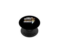 I Can't Eat Another Bite Oh Look Churros Funny Food PopSockets Adhesive PopGrip