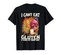 I Cant Eat Gluten It Makes My Tummy Hurt Funny Gluten Celiac T-Shirt