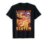 I Can't Eat Gluten It Makes My Tummy Hurt T-Shirt, Men, Black, 5X-Large