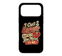 I Can't Espresso How Much You Mean Coffee Pun Case for iPhone 17 Pro Max
