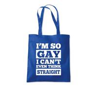 I Can't Even Think Straight Tote Shopping Bag 10 Litres Capacity 42 x 38cm